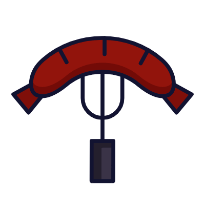 Sausage, Animated Icon, Lineal