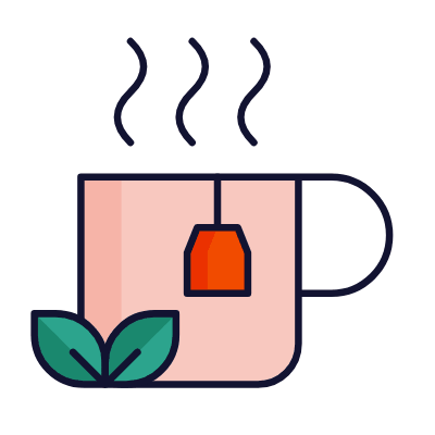 Green Tea, Animated Icon, Lineal