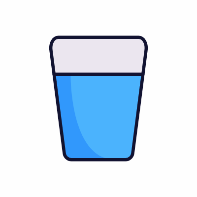 Water, Animated Icon, Lineal
