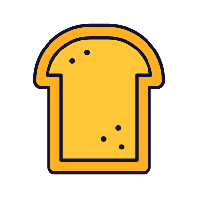 Bread, Animated Icon, Lineal