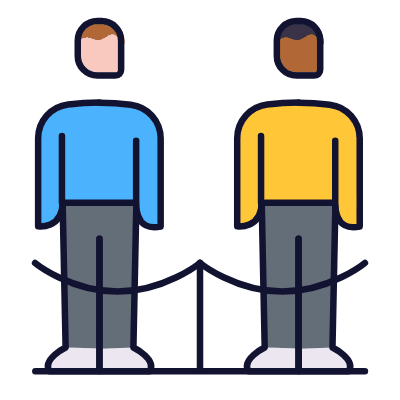 People queue, Animated Icon, Lineal