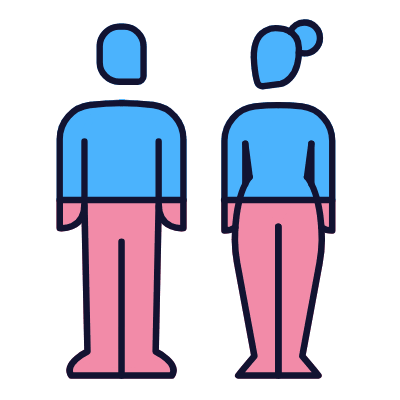 People Equality, Animated Icon, Lineal