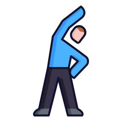Stretch, Animated Icon, Lineal