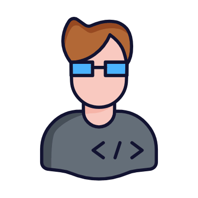 IT Developer, Animated Icon, Lineal