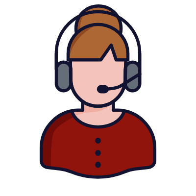 Customer Service, Animated Icon, Lineal