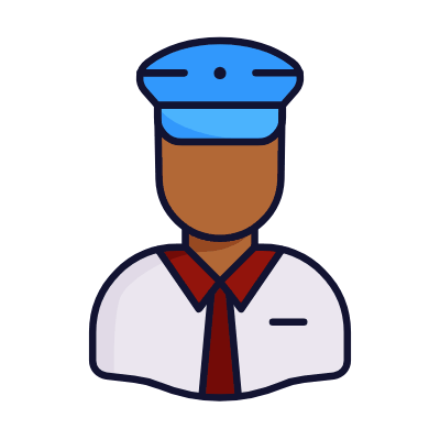 Man Sailor, Animated Icon, Lineal