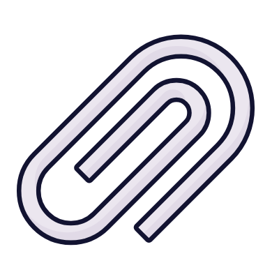 Paperclip, Animated Icon, Lineal