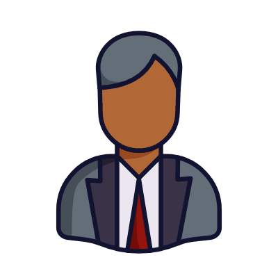 Man Elegant, Animated Icon, Lineal