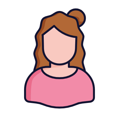 Woman Casual, Animated Icon, Lineal