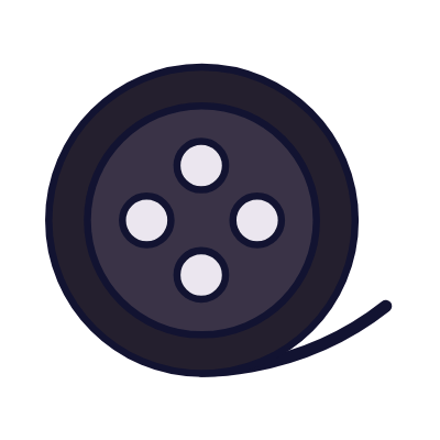 Film Reel, Animated Icon, Lineal