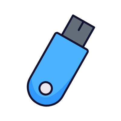Pendrive, Animated Icon, Lineal