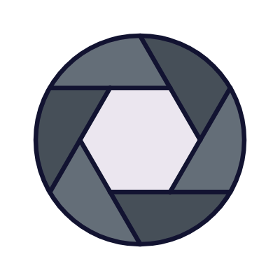 Shutter, Animated Icon, Lineal