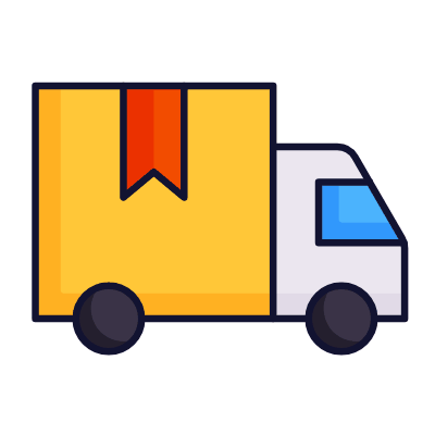 Truck Delivery, Animated Icon, Lineal