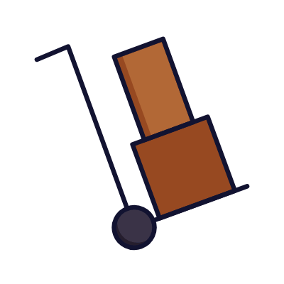 Delivery Boxes, Animated Icon, Lineal
