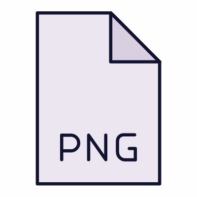 File PNG, Animated Icon, Lineal