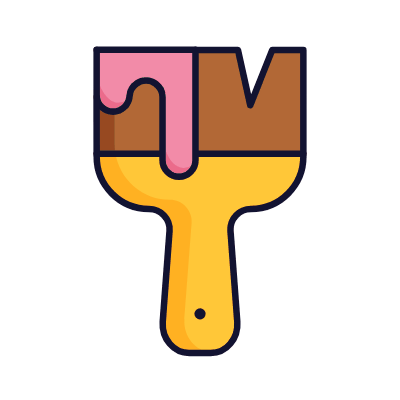 Brush, Animated Icon, Lineal