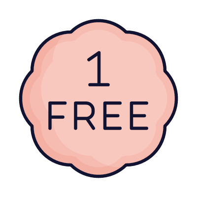 Coupon Free, Animated Icon, Lineal