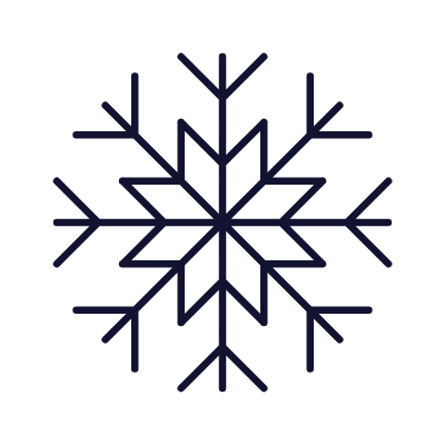 Snowflake, Animated Icon, Lineal
