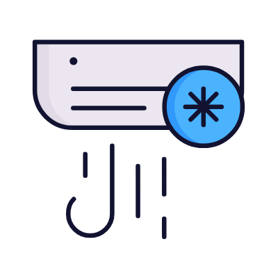 Air Conditioner, Animated Icon, Lineal