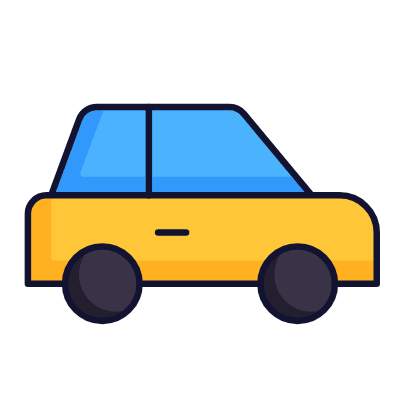 Car, Animated Icon, Lineal