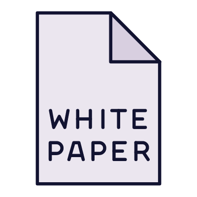 File White Paper, Animated Icon, Lineal