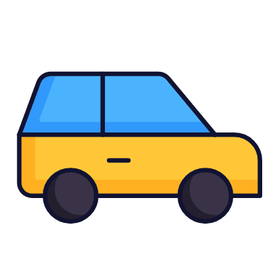 Hatchback, Animated Icon, Lineal