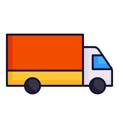 Truck Long, Animated Icon, Lineal