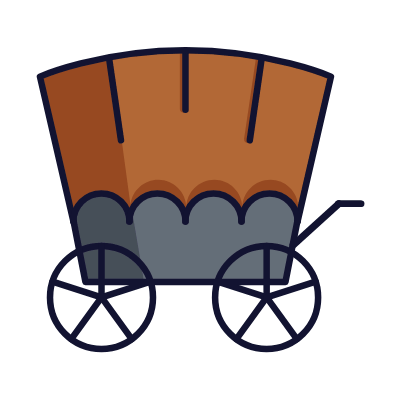 Carriage, Animated Icon, Lineal