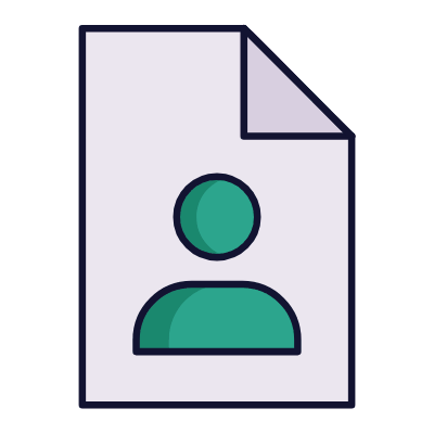 File Avatar, Animated Icon, Lineal