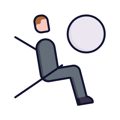 Airbag, Animated Icon, Lineal