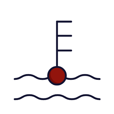 Engine Coolant, Animated Icon, Lineal
