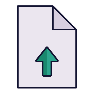 File Upload, Animated Icon, Lineal