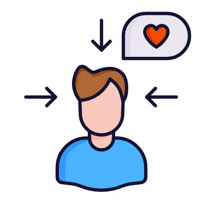 Avatar User Engaging, Animated Icon, Lineal