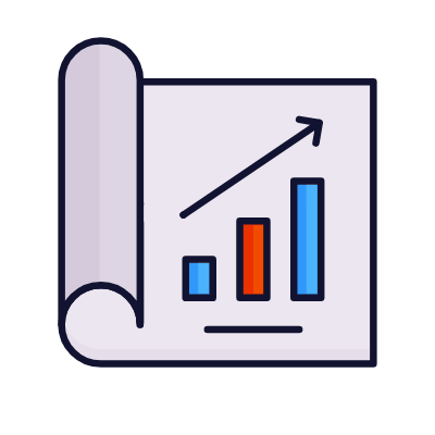 Financial Project, Animated Icon, Lineal