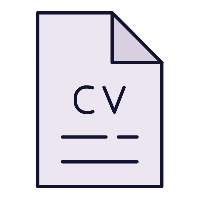 File CV, Animated Icon, Lineal