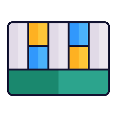 Business Model, Animated Icon, Lineal