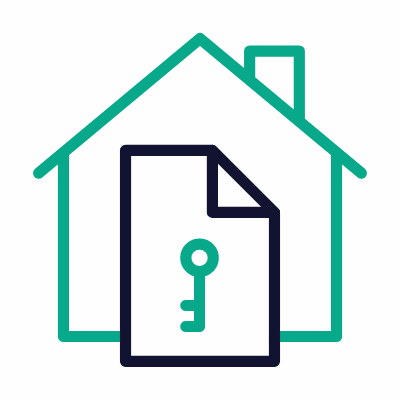 Home Rent, Animated Icon, Outline