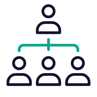 Avatars Hierarchy, Animated Icon, Outline