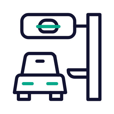 Drive-Thru, Animated Icon, Outline