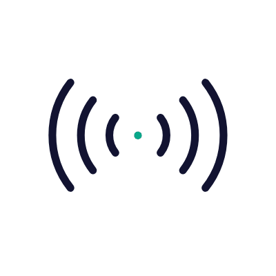 Signal, Animated Icon, Outline