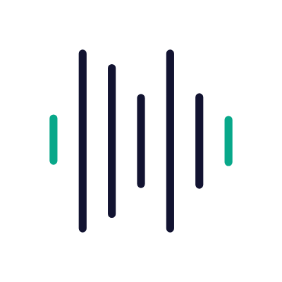 Sound Waves, Animated Icon, Outline