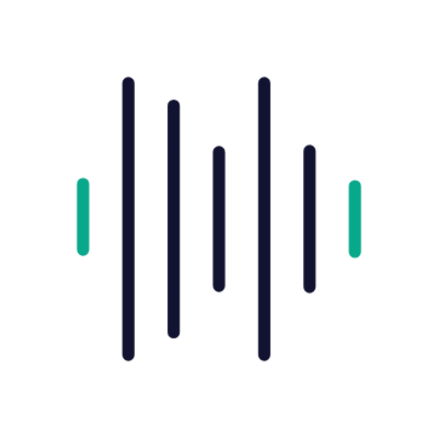 Waveform Path, Animated Icon, Outline