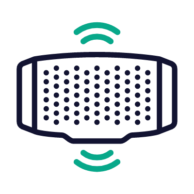 Portable Speaker, Animated Icon, Outline
