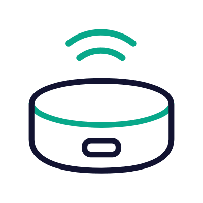 Echo Dot, Animated Icon, Outline