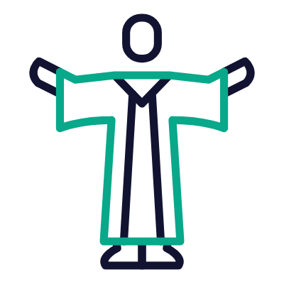 Chorister, Animated Icon, Outline