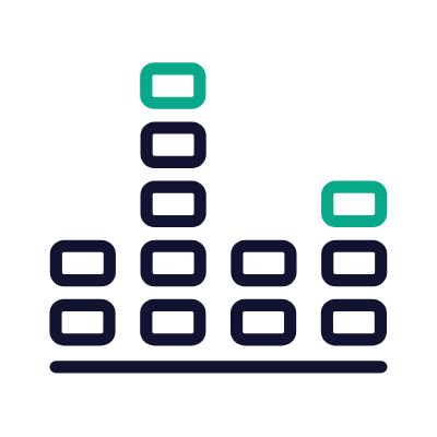 Equalizer, Animated Icon, Outline