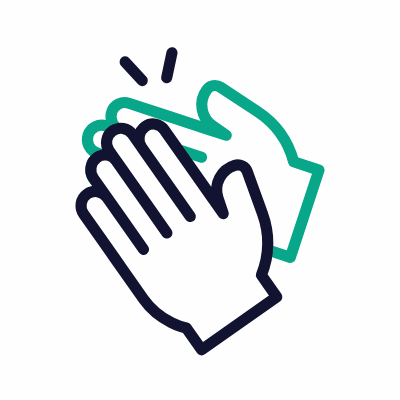 Applause, Animated Icon, Outline