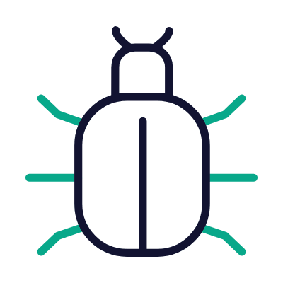 Bug Pest, Animated Icon, Outline