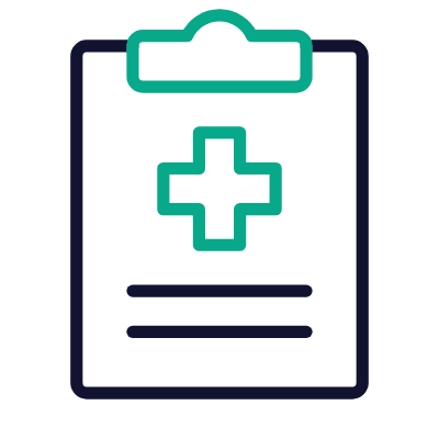 Medical Report, Animated Icon, Outline