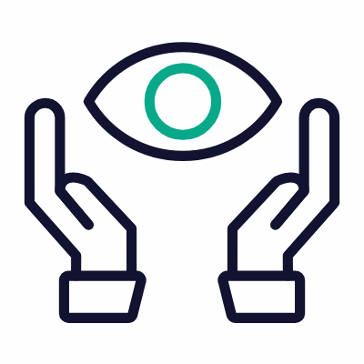 Eye Care, Animated Icon, Outline